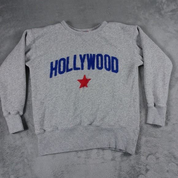 Ebbets Field Flannels Other - Ebbets Field Sweatshirt Mens Medium Gray Hollywood Stars Pullover Canada